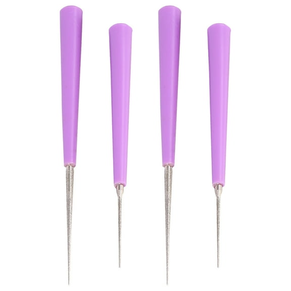 LOLIPPYY 4-Piece Essential Beading Tool Set with Tipped Bead Reamer for Jewelry Making and Craft Projects