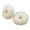 Creamy White, variant on batmeuy 2Pcs Bright Color Simple Hair Ties Handmade Faux Rabbit Fur Furry Scrunchies Hair Accessories