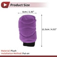 thumbnail image 4 of Unique Bargains Gear Shift Knob Cover Universal for Car SUV Truck RV Put-on Stick Shifting Handle Protector Plush Purple, 4 of 7