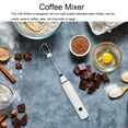 thumbnail image 5 of Small coffee aerator, handheld astiller, electric whisk, mini blender blender, USB charging kitchen cooking tool for coffee latte hot chocolate[white], 5 of 9