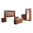 thumbnail image 1 of Recamara KS 6 Piezas Vizela Nogal - Kessa Muebles, 1 of 5