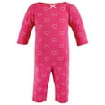 thumbnail image 4 of Hudson Baby Infant Girls Cotton Coveralls, Mommys Latte, 3-6 Months, 4 of 5
