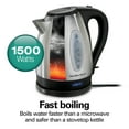 thumbnail image 2 of Hamilton Beach Stainless Steel Electric Kettle, Tea & Water Kettle, 1.7L, 2 of 9