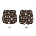 thumbnail image 3 of Gukieu Pirate skull Print Women's Sports Shorts with Drawstring Elastic Waistband for Running, Yoga, Fitness-XX-Large, 3 of 7