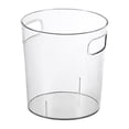thumbnail image 1 of Transparent Wastebasket Clear Round Garbage Container Transparent Trash Can Clear Wastebasket With Handles For Kitchen Bathroom Office Bedroom Living Room S, 1 of 1