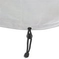 thumbnail image 2 of Afuera Living Contemporary 37" Square Fire Pit Protective Cover in Light Gray, 2 of 3