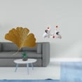 thumbnail image 2 of Decoración De Pared De Hierro Forjado Con Hojas De Ginkgo Y Esculturas De Elefantes. Arte Abstracto De Pared Para Sala De Estar, Oficina, Hotel, Comedor, Restaurante, Casa De Campo, Dormitorio., 2 of 8