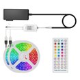thumbnail image 1 of Smart LED Strip Lights RGB 65.6ft. 5050 Color Changing Lights BT Connection with APP & 40 Keys Remote Control Tape Lights Christmas Decoration Light for Home Party Festival, 1 of 1