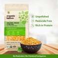 thumbnail image 6 of Organic Tattva Yellow Split Pigeon Peas 4LB, Unpolished Toor Dal (Arhar), Tur Dal, Vegan, Kosher, No Additives, Gluten Free, USDA Certified, 6 of 9