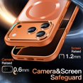 thumbnail image 6 of JETech Magnetic Case for iPhone 17 Pro Max 6.9-Inch Compatible with MagSafe (Orange), 6 of 6