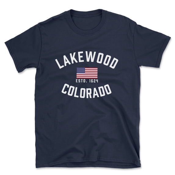 Lakewood Colorado Patriot Men's Cotton T-Shirt