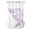Purple, variant on No Hook Shower Curtain with Snap-in Liner, Blue White Floral Waterproof Fabric Bathroom Curtains, Spring Botanical Leaves Farmhouse Bath Curtains & Mesh Top Window 72"x84" Long