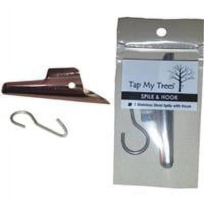 Tap My Trees 851080002145 Spile & Hook, Use To Tap Your Trees