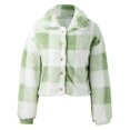 thumbnail image 4 of Vedolay Winter Coat Women Long Sleeve Open Front Coat Green,S, 4 of 4