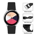thumbnail image 3 of LEIXIUER 20mm 22mm Silicone Sport Bands For Samsung Galaxy watch 6 5 4 40/44mm/Active 2 3/Watch 6 4 Classic 43mm 47mm 42mm 46mm/Watch 3 45mm/Gear S3 S4 46mm Elastic Adjustable Sport Strap, 3 of 14