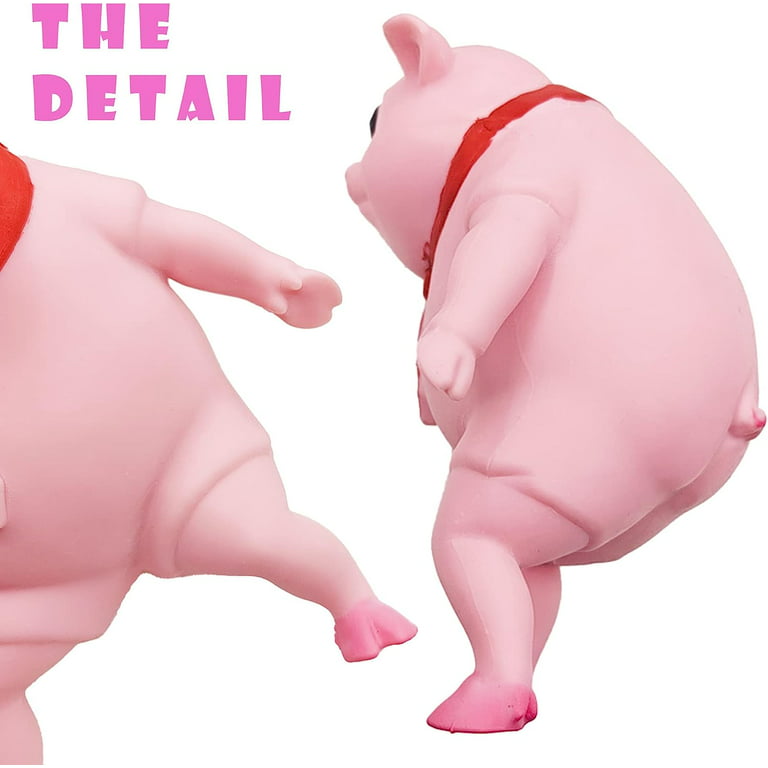 Nouveau jouet spongieux Pink Pig Cadeaux pour enfants adultes, Animal  Squeeze Anxiété Stress Relief Autisme Disorders Funny Piggy Toy