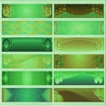 thumbnail image 1 of Ahgly Company Machine Washable Indoor Square Transitional Dark Lime Green Area Rugs, 5' Square, 1 of 7