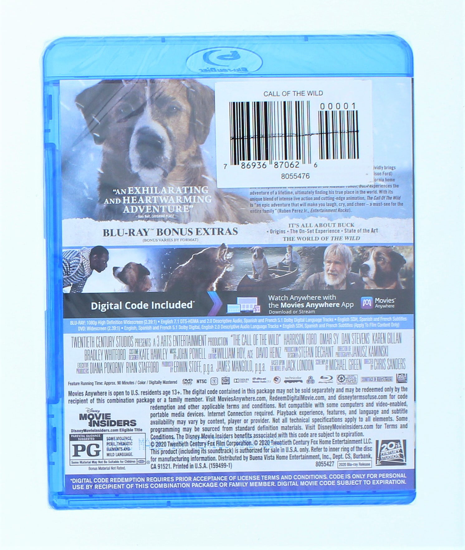 The Call Of The Wild Blu Ray Dvd Digital Walmart Com Walmart Com