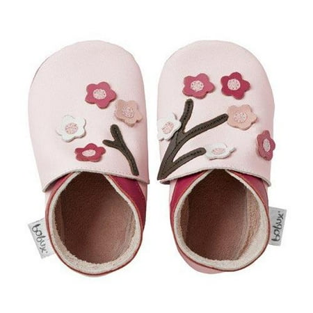 Bobux Leather Baby Shoes - Multiflower Pink - Large 15-21