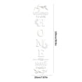 thumbnail image 3 of Acrylic Mirror Wall Sticker Home Welcome Sign with Olive Branch Decal | Soft Reflective Sheet for Living Room Entryway | Adhesive Mirror Art for Hallway Wall Decor, 3 of 8