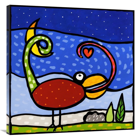 Global Gallery's 'Kama-Leo' by Wallas Stretched Canvas Wall Art