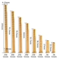 thumbnail image 4 of 12×300gr Heavy Weight Arrow Brass Inserts Base Archery ID6.2mm Arrow Shaft, 4 of 5