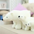 thumbnail image 4 of 20/25/35/45cm Super Lovely Polar Bear Family Stuffed Plush Placating Toy Pure White Bear Soft Fabric Doll Gift for Children, 4 of 4