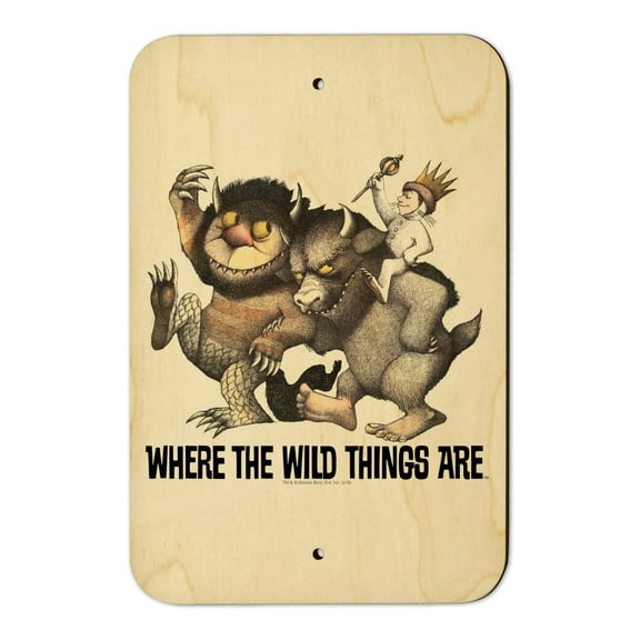Where the Wild Things Are March Home Business Office Sign