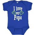 thumbnail image 3 of Inktastic I Love My Papa Hearts Boys or Girls Baby Bodysuit, 3 of 5