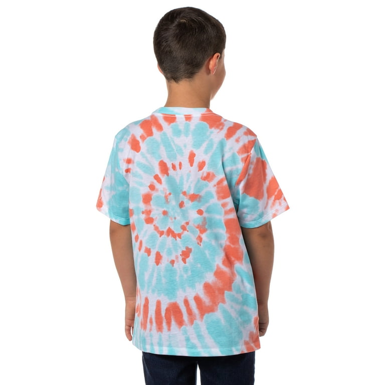 Jurassic World Boy's Jurassic Park Logo Tie Dye Short Sleeve T