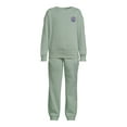 thumbnail image 5 of Wonder Nation Girls Fleece Pullover Top and Joggers Set, 2-Piece, Sizes 4-18 & Plus, 5 of 5