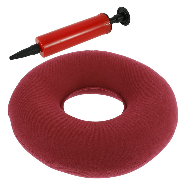  Drive Medical Inflatable Rubber Cushion, Red : Health