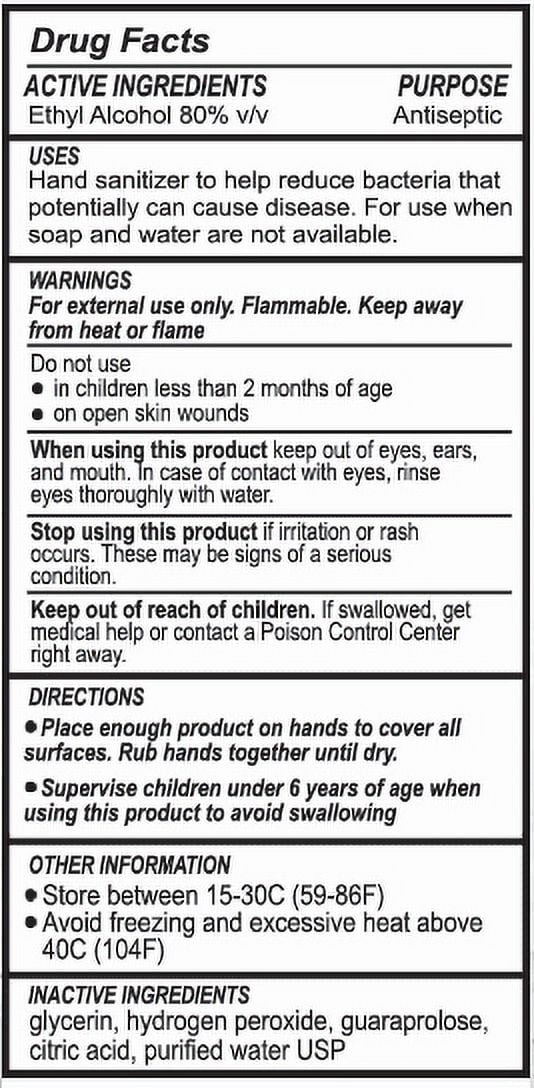 Kingdom Elite Series Touchless Hand Sanitizer Dispenser with Black Metallic Stand and 1 Gallon of 80% Alcohol Hand Sanitizer