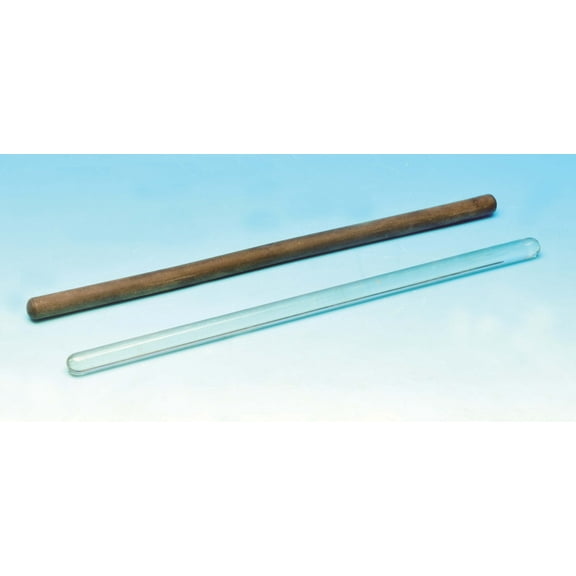 30cm Glass Friction Rod, 13mm Diameter - Eisco Labs
