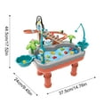 thumbnail image 2 of Shkhoas Fishing Table Kids Sand Water Table Toys For Toddlers, Outdoor Sand And Water Play Table Toys For Toddlers Kids, Water Sensory Activity Tables Beach Toys,White, 2 of 6