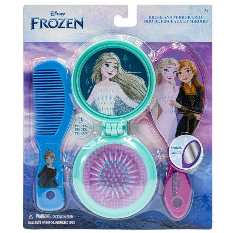 Disney Frozen Pop-Up Hair Brush & Mirror Set Toy New With Box