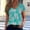 04 Green, variant on Women Ruffle Short Sleeve Blouses V Neck Flutter Cap Sleeve Seersucker Tops Dressy Work Spring Summer Trendy
