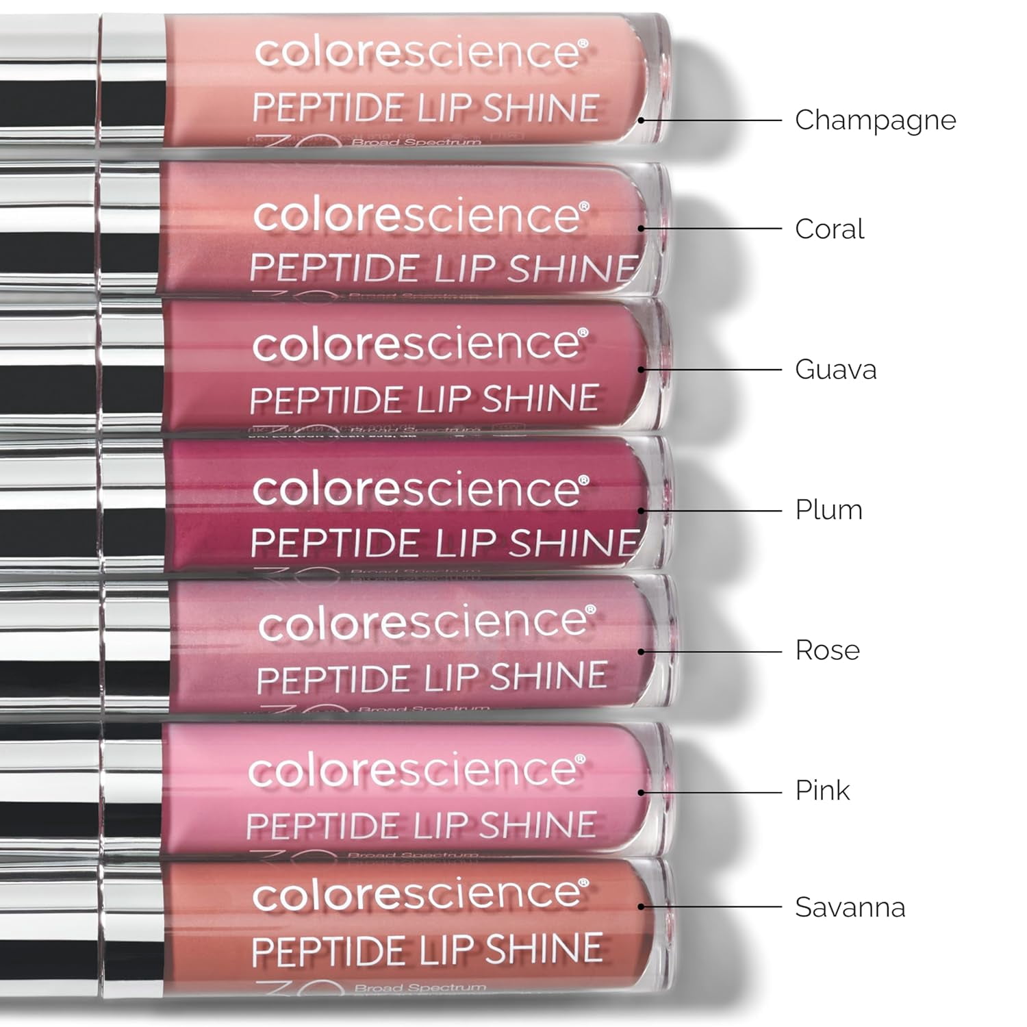 Colorescience Peptide Lip Shine SPF 30 - Plum, 0.13 fl oz
