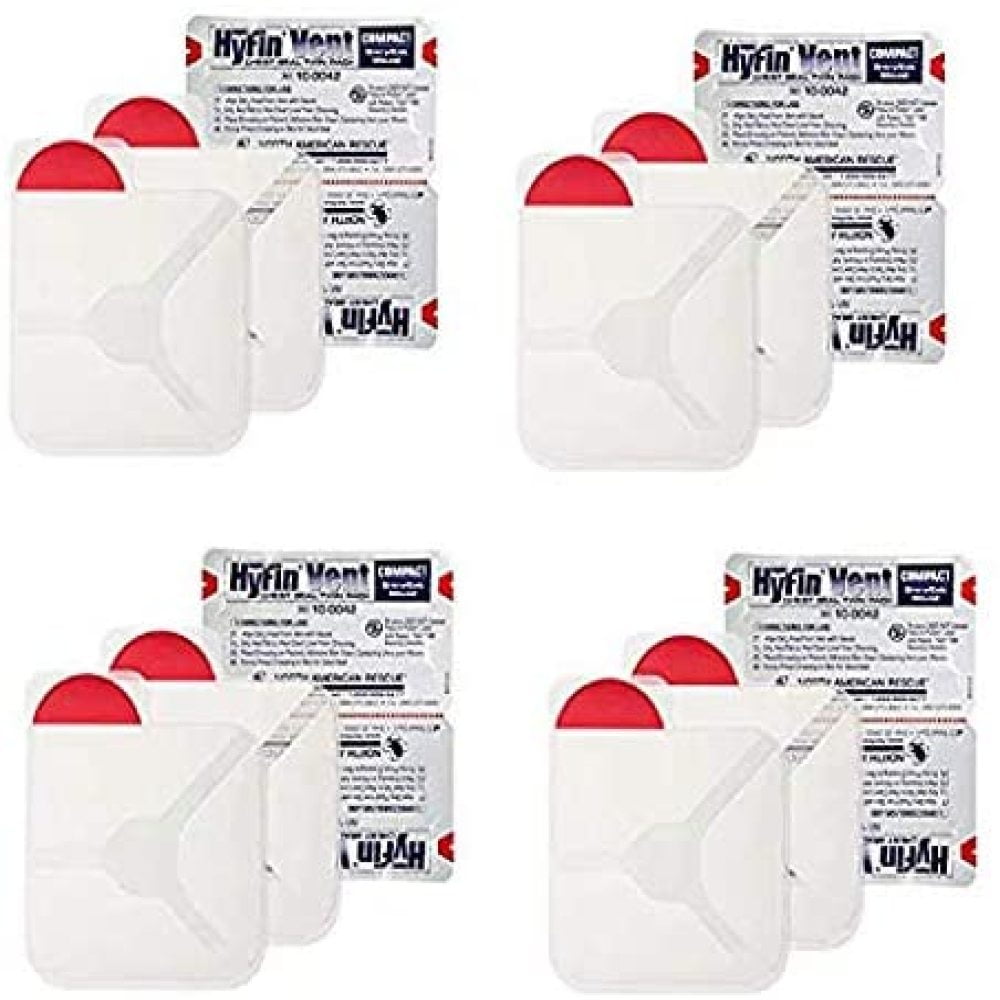 North American Rescue Genuine NAR HyFin Vent Compact Chest Seal Twin