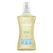 Method Laundry Detergent, Free + Clear, 53.5 Fluid fl oz, 66 Loads