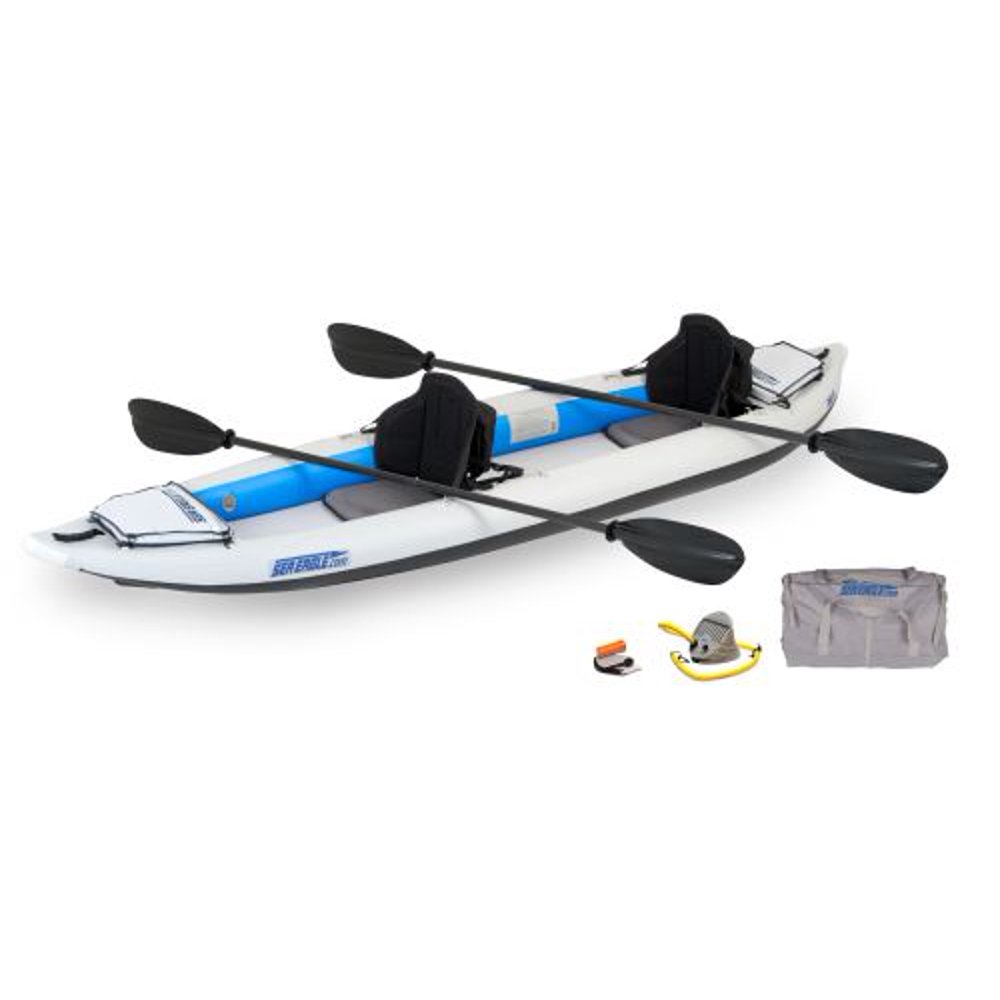 Sea Eagle 385FT FastTrack Inflatable Kayak Pro Carbon Package Walmart
