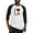 Black/White, variant on CafePress - I Love LA Baseball Jersey - Cotton Baseball Jersey, 3/4 Raglan Sleeve Shirt