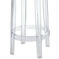 thumbnail image 3 of Modway Casper 26.5" Modern Style Plastic Counter Stool in Clear Finish, 3 of 4