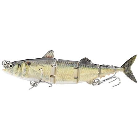 4 Section Tunas Lures MultiJointed Swimbaits with Hook Hard Jointed Basses Fishing Lures Baits Simulated Swimming Lures