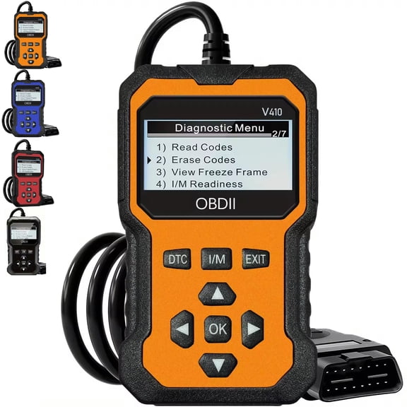 2026 Newest Enhanced Universal OBDII Scanner V410 Car Engine Fault Code Reader Diagnostic Tool, OBD2 Car Scanner Diagnostic Tool, Check Engine Light Reader for All OBDII Protocol Car 1996 