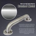thumbnail image 6 of Highcraft Grab Bar for Bathtubs and Showers, Shower Grab Bars for Seniors and Elderly, Safety Bar for Bathroom 30" x 1.5" ADA Compliant Grab Bar, Heavy Duty Stainless Steel Shower Handle Wall Mount, 6 of 7