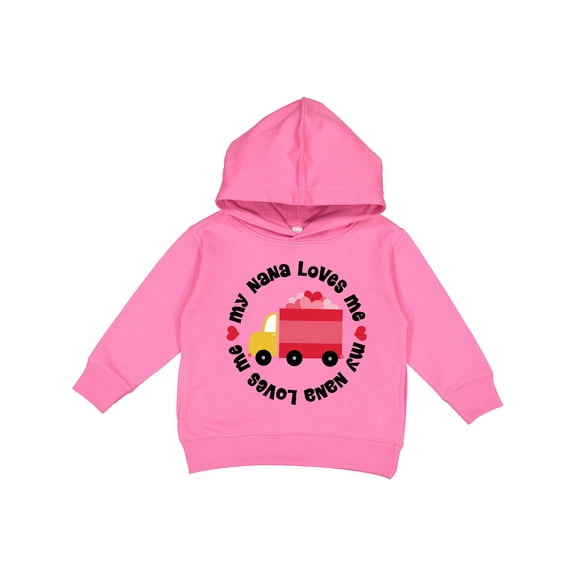 Inktastic My Nana Loves Me Valentine Toddler Hoodie