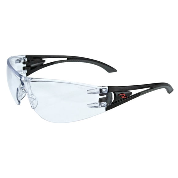 Radians Lunettes de Sécurité Optima, Monture Noire, Verres Clairs OP1010ID