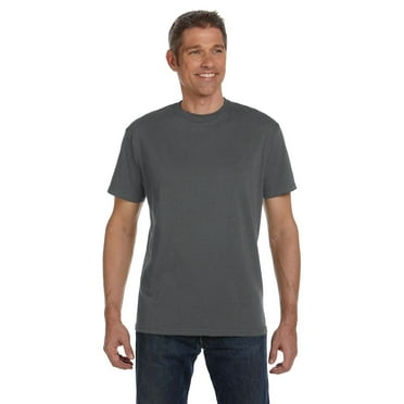 5.5 Oz., 100% Organic Cotton Classic Short-Sleeve T-Shirt , EC1000 , CHARCOAL , Medium