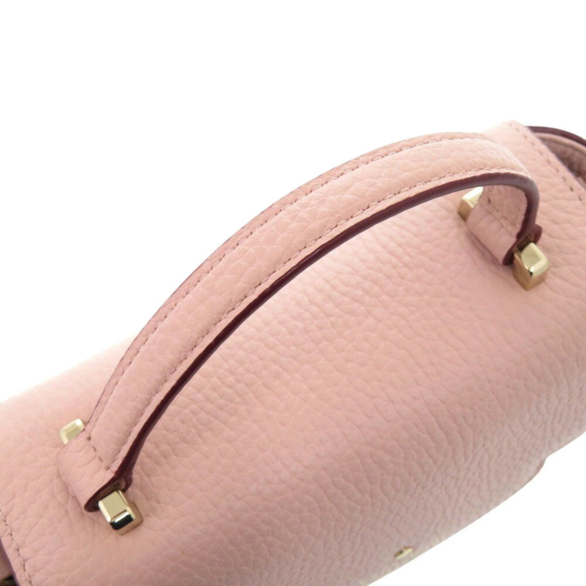 Pre-Owned Kate Spade Leather Pink Shoulder Bag Handbag 0259Kate (Good)